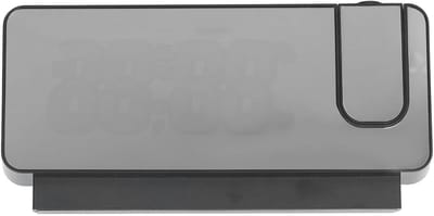 Digitale Wekker - Spiegelklok Radio - Tijd Projecteren - 180° Draaibare Projectie - 10 x 3.81 x 5 cm - Zwart