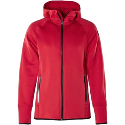 Fristads Calcium Polartec® power stretch hoodie Dames - Rood - S