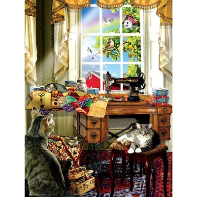 Woondecoratie  Naaikamer  DIY 5D Diamant Borduren Borduurpakketten Dieren Hars 20X30CM
