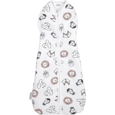Meyco Baby Animal cocoon inbakerslaapzak - multicolour - 4-8 maanden - 70cm - 0.3 TOG
