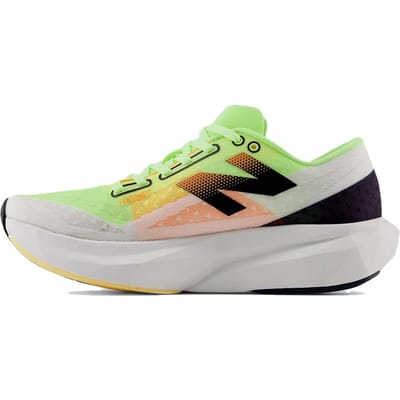 New Balance FuelCell Rebel v4 Wit Gebleekt Lime Glo Heren Sneakers Bleached-Lime-Glow Hot-Mango MFCXLL4 42 beige