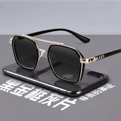 Modieuze Zonnebril Bril voor Mannen Dubbele Brug Chauffeur Zonnebril Mannen Trendy Klassieke Bril UV400 Nieuwste Bescherming Zonnebrillen