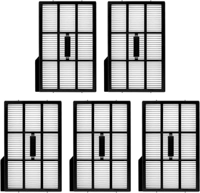 5-pack Vervangende HEPA-filters geschikt voor Eufy Omni E28/Omni E25 robotstofzuiger - Stofzuiger onderdeel - stofzuigerfilters - Stofzuigeraccessoires