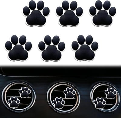 Hondenklauw Ventilatieclips - Auto Luchtverfrisser - Auto Interieur Decoratie - Diamantvormig Ontwerp - 6 Stuks