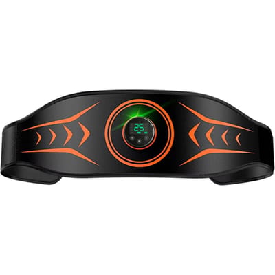 EMS Masserende Afslankgordel Buikspierverstevigingsgordel Trainer Buikspieren Fitness Workout Apparatuur voor Buik black