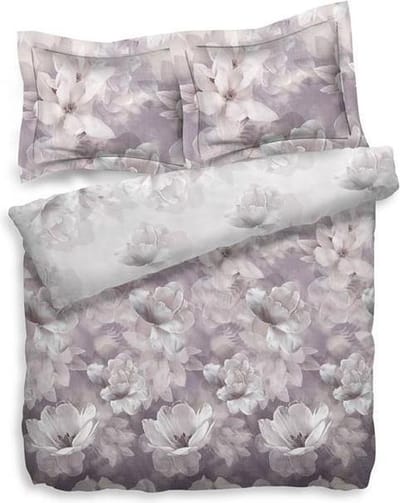 Heckett & Lane Parish Dekbedovertrek - Eenpersoons - 140x200/220 cm - Taupe
