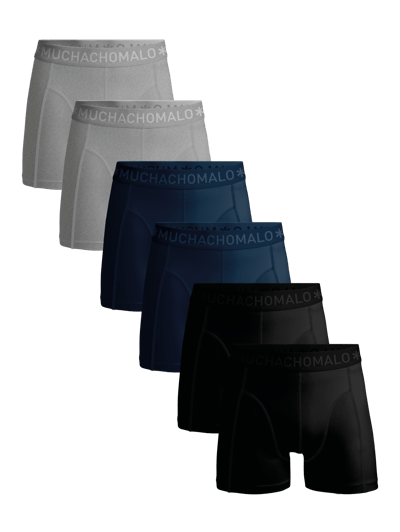 Muchachomalo Boxershorts Heren – 6 Pack – 95% Katoen – Normale Lengte – Heren Ondergoed – Onderbroeken Heren