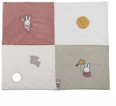 Little Dutch Nijntje Fluffy Boxkleed Pink - zacht en comfortabel speelkleed voor baby’s - knus en veilig voor box of vloer - vrolijk roze ontwerp met Nijntje-motief - duurzaam en wasbestendig - ideaal voor spelen, liggen en ontdekken - perfect cadeau