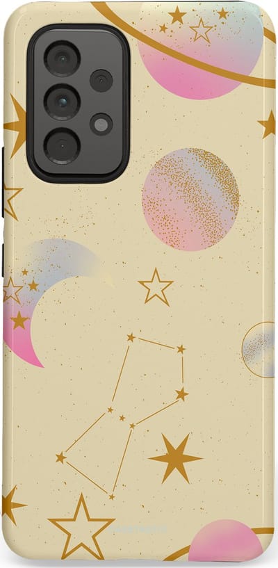 Casetastic Hoesje Geschikt voor Samsung A53 - Stijlvolle Beschermende Duo-layer Case - Zomerse nacht