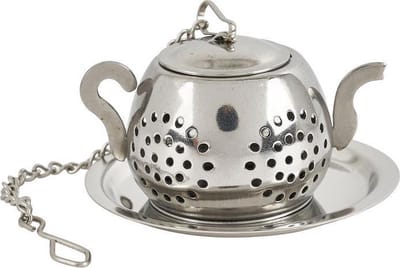 New Age Devi - RVS Theefilter - Theemannetje - Tea Infuser - Theeaccessoires - Losse Thee - Theepot