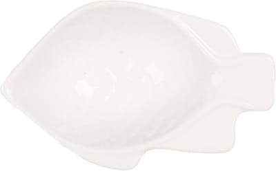 Clayre & Eef Kom Vis 25 ml Wit Keramiek