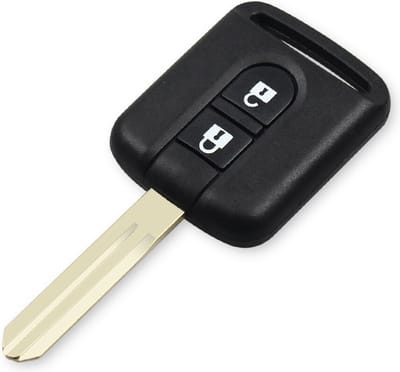 Autosleutelbehuizing - sleutelbehuizing auto - sleutel - Autosleutel geschikt voor: Nissan 2 knops