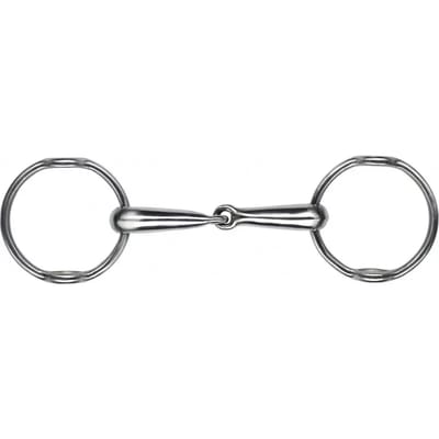 Feeling Roestvrij Staal Satijnen Liftsnaffle Zilver 12.5 cm