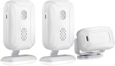 Draadloos Alarmsysteem - Bewegingsmelder Deurbel - Winkel Beveiliging - 5-in-1 Multi-modus - 800m Bereik - Wit