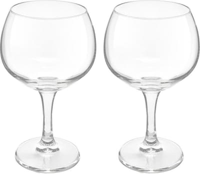 Fjesta© Cocktailglazen Gin Tonic – Kunststof Glazen – 35cl – Transparant – 2 Stuks