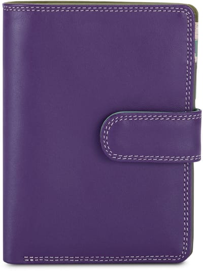 Mywalit Medium Snap portemonnee leer 13 cm - Dames - Staand formaat - orchid