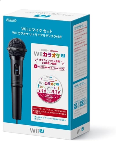 Wii U Karaoke Microfoon Set met Triaaldisk