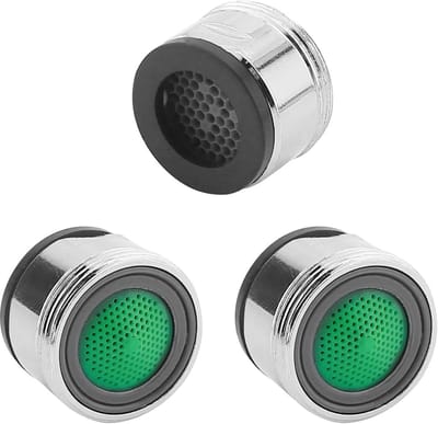 Kraan Beluchters - Kraanonderdelen - Waterbesparing Thuis - Corrosiebestendig Koper - 20mm 3 stuks - Zilverkleurig