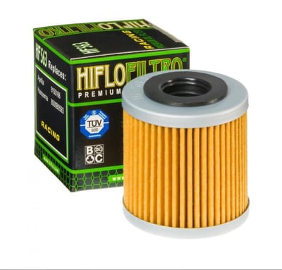 Filtre à huile Hiflofiltro pour Moto Derbi 125 GPR Racing 2009 à 2013 Neuf