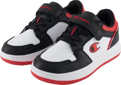 Champion RD 2.0LOW kindersneaker unisex S32414-CHA-KK003 wit/zwart/rood