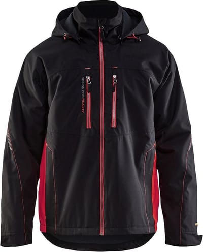 Blåkläder Lichtgewicht Winterjas 48901977 Zwart/Rood - Maat 4XL