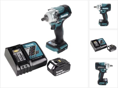 Makita DTW 300 RF1 accu-slagmoersleutel 18 V 330 Nm 1/2" borstelloos + 1x accu 3,0 Ah + oplader