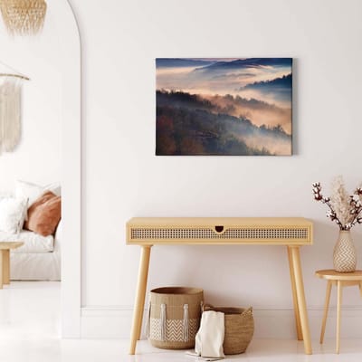 Canvas print DD123025 Artemiadi A.S. Création 0,7 x 0,5 m Blauw Kantoor Hal/Gang Keuken Slaapkamer Woonkamer