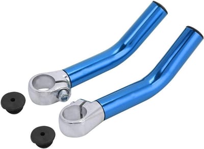 Fietsstuurdopjes - Stuurdoppen Racefiets - Fietsen Beschermen - Lichtgewicht Aluminium - 2 stuks - Blauw
