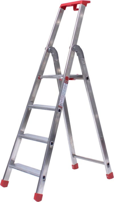 Alu-Top Huishoudtrap 4 treden | 148 cm