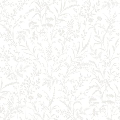 Boråstapeter Vliesbehang 38746 - Borosan Hem - Botanisch Wit - 53cm x 11.20m