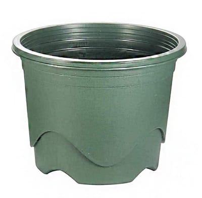 ONF3 - Groene Plastic Plantenpotten - 5-delige set - Inclusief schotel - 16 cm groot - Voor binnen en buiten - Duurzaam en lichtgewicht - Geschi...