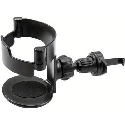 Porte-gobelet d'eau de voiture Porte-boisson au thé Cadre fixe pour sortie de climatisation de voiture Multifonction noir