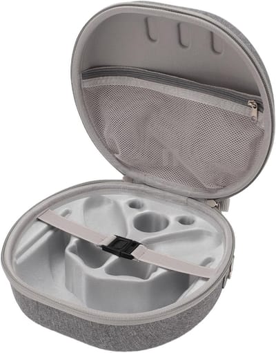 Hard beschermende opbergtas voor VR-headset, schokbestendig, dubbele rits, grote capaciteit met schouderband