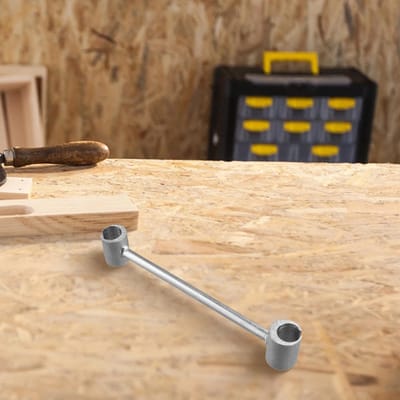 Dailygoods- Scharnier Sleutel Verstelbaar - Scharnier Reparatie Plaat - Vouw Slot Gereedschap - Hoogwaardig Staal - Duurzaam - Voor Branddeuren - Deursleutel