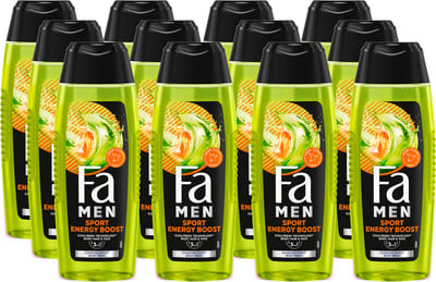Fa Sport Energy Boost Douchegel 12x250ml - Voordeelverpakking