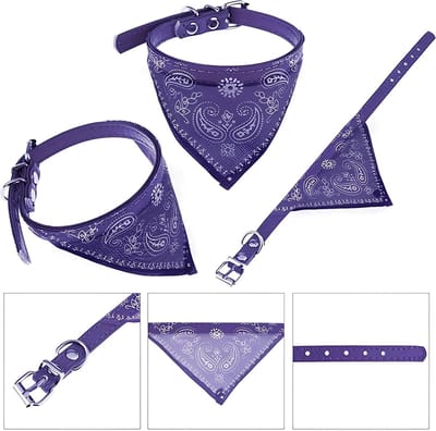 kattenhalsband, licht, comfortabel en veilig, ideaal voor binnen en buiten, halsomtrek 20-26 cm, elegant design voor katten (paars)