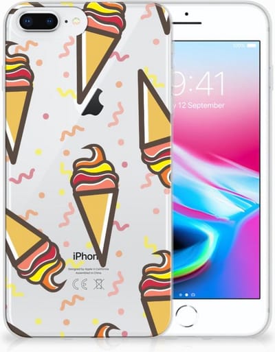Apple iPhone 7 Plus | 8 Plus Siliconen Case Icecream