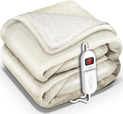 Elektrische Deken 1 Persoon - Warmtedeken Elektrisch - Extra Zacht - Thermo