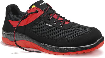 Elten Lonny Red Low S1P 729521 - Zwart/Rood - 38
