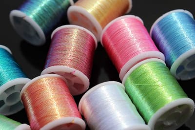 Kleuren Parel Glitter Kuifje 150D Draad - 10 Stuks Vliegen Vissen Bindmaterialen