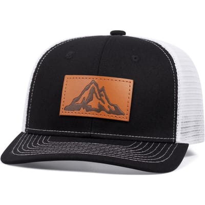 Chapeau Web Fashion Nouveau Label Richardson Chapeau à Bord Plat Montagne Chapeau Hip Hop Street Skateboarding Chapeau de Soleil de Loisir Casquette de Baseball brown