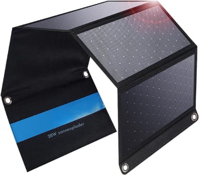 Core® Zonnepaneel Opvouwbaar - Zonnepaneel - Oplader - Ultrasnel Opladen - Zwart - 28cm x 16cm x 4cm