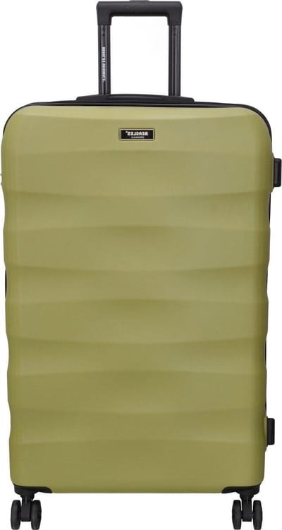 Reiskoffer groot 88L - olijfgroen - iconisch ontwerp - veilig reizen - SnelShoppen