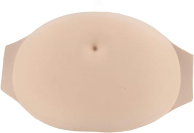 Dailygoods- Nep-zwangerschapsbuik Lichtgewicht - Comfortabele Bult - Ademend Sponsmateriaal - Realistisch Uiterlijk - Handige Verlengstukken - Glad Oppervlak - Nepbuik