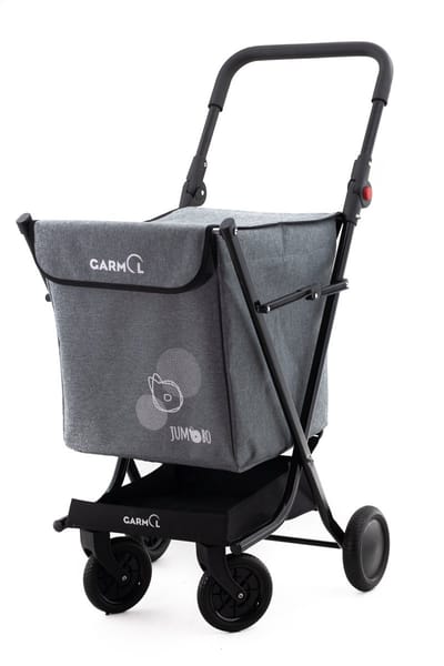 Garmol Boodschappentrolley Jumbo Jasp - 4 Wielen - Gris