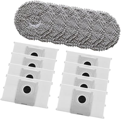 Stofzuigerzakken Dweildoeken - Vervangende Onderdelen - Robotstofzuiger Onderhoud - Complete Set - 14 Stuks - Wit