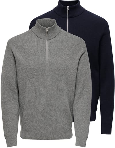 Only & Sons Heren sweattroyer 2 pack Phil
