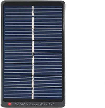 Zonnepaneel Acculader - Batterijlader - Batterijen Opladen - Milieuvriendelijk - 2 AA/AAA - Zwart