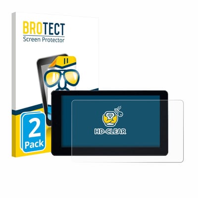 BROTECT - Screenprotector voor Zontes 368K - Folie Beschermfolie transparant 2 Stuks