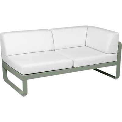 Fermob BELLEVIE hoekmodule rechts - 82 cactus mat - 81 witgrijs